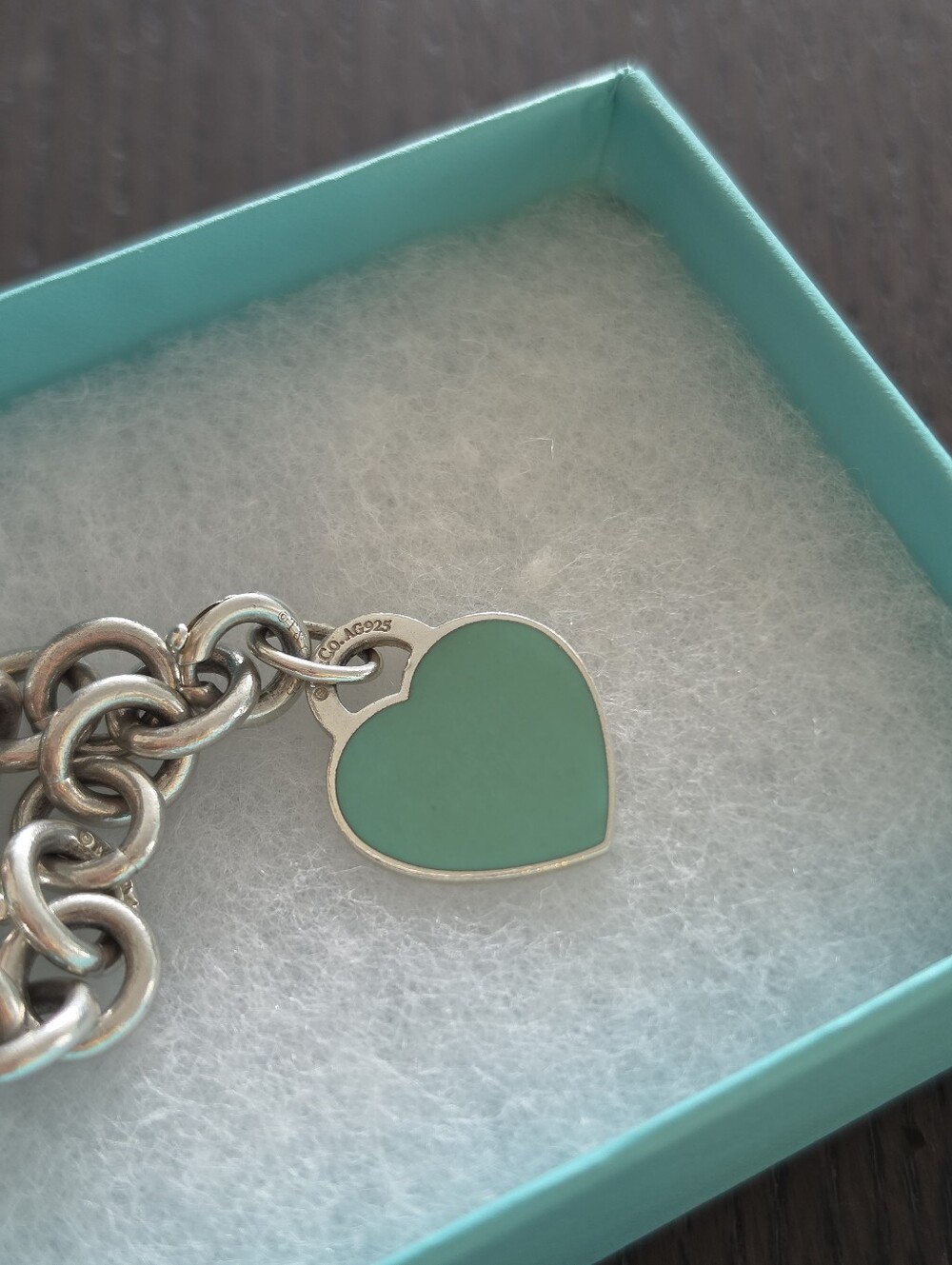 Tiffany & Co. Tiffany Blue Heart Tag Charm (Medium)
